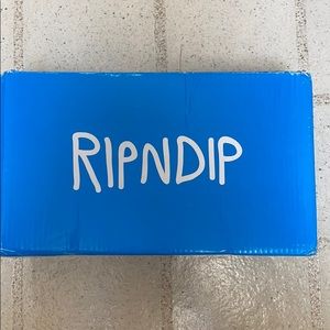 RIPNDIP NWT black camo slip ons